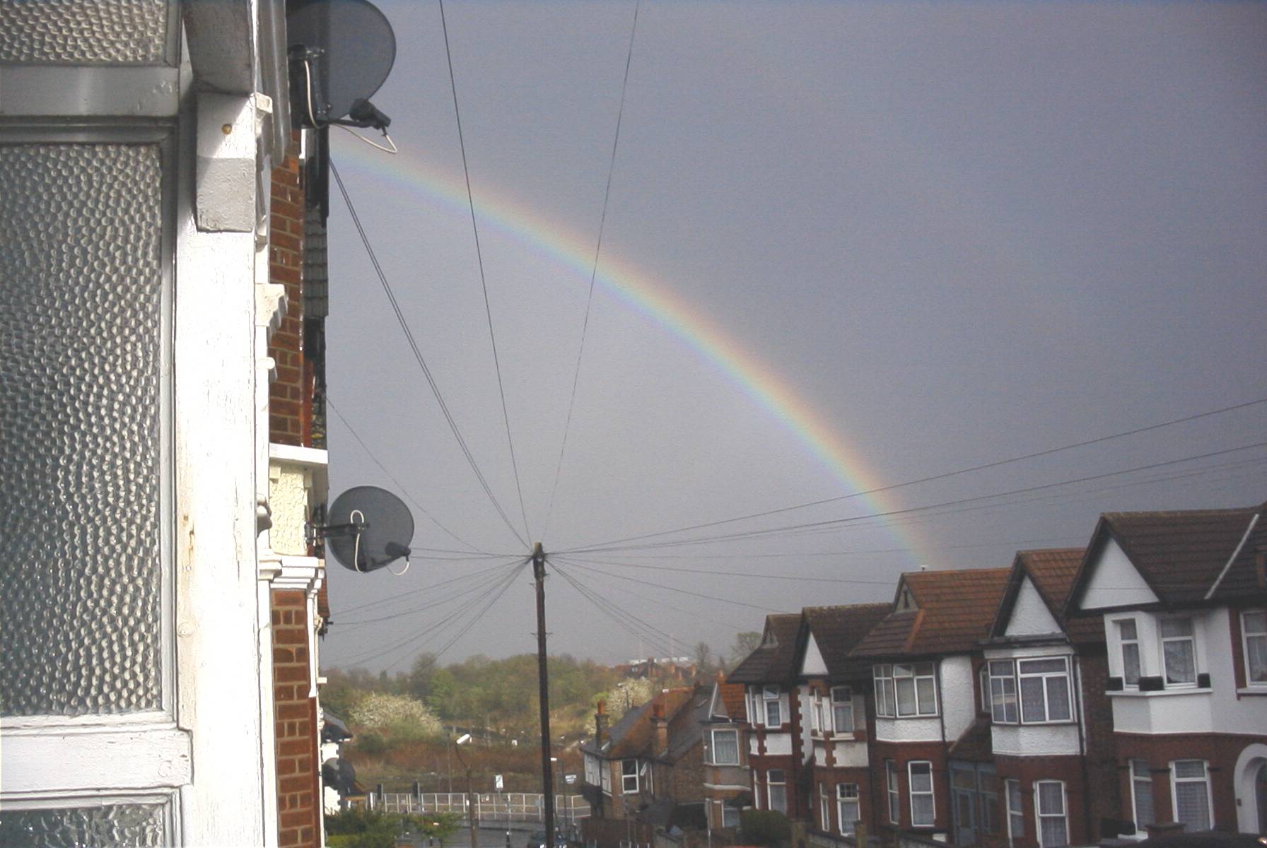 Rainbow over Wembley